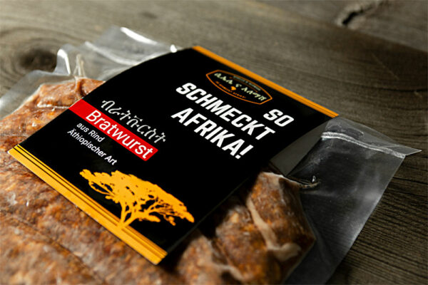 So schmeckt Afrika – mit unserer leckeren Bio-Rinder-Bratwurst mit äthiopischem Berbere – für uns produziert.