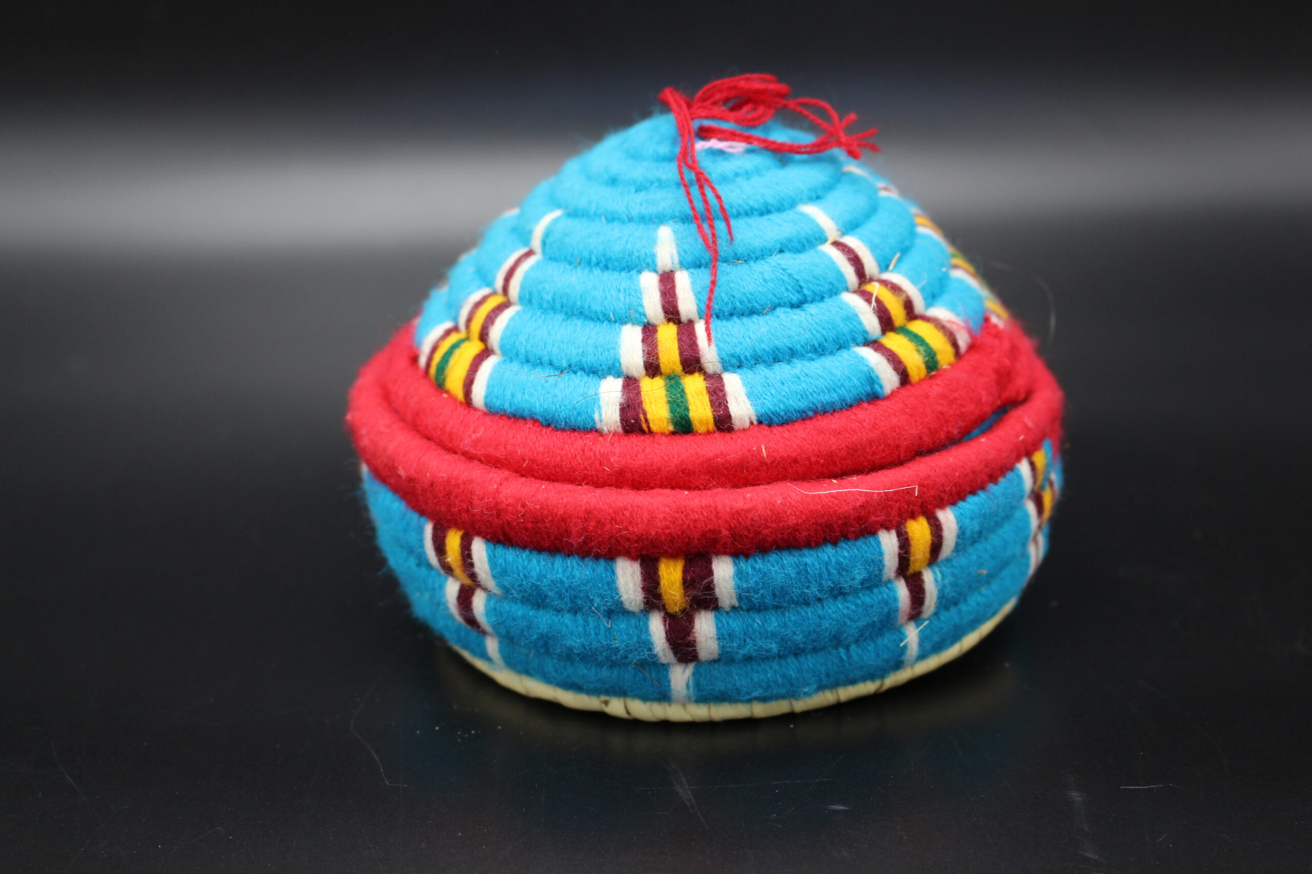 Dose mit Deckel groß - Blau