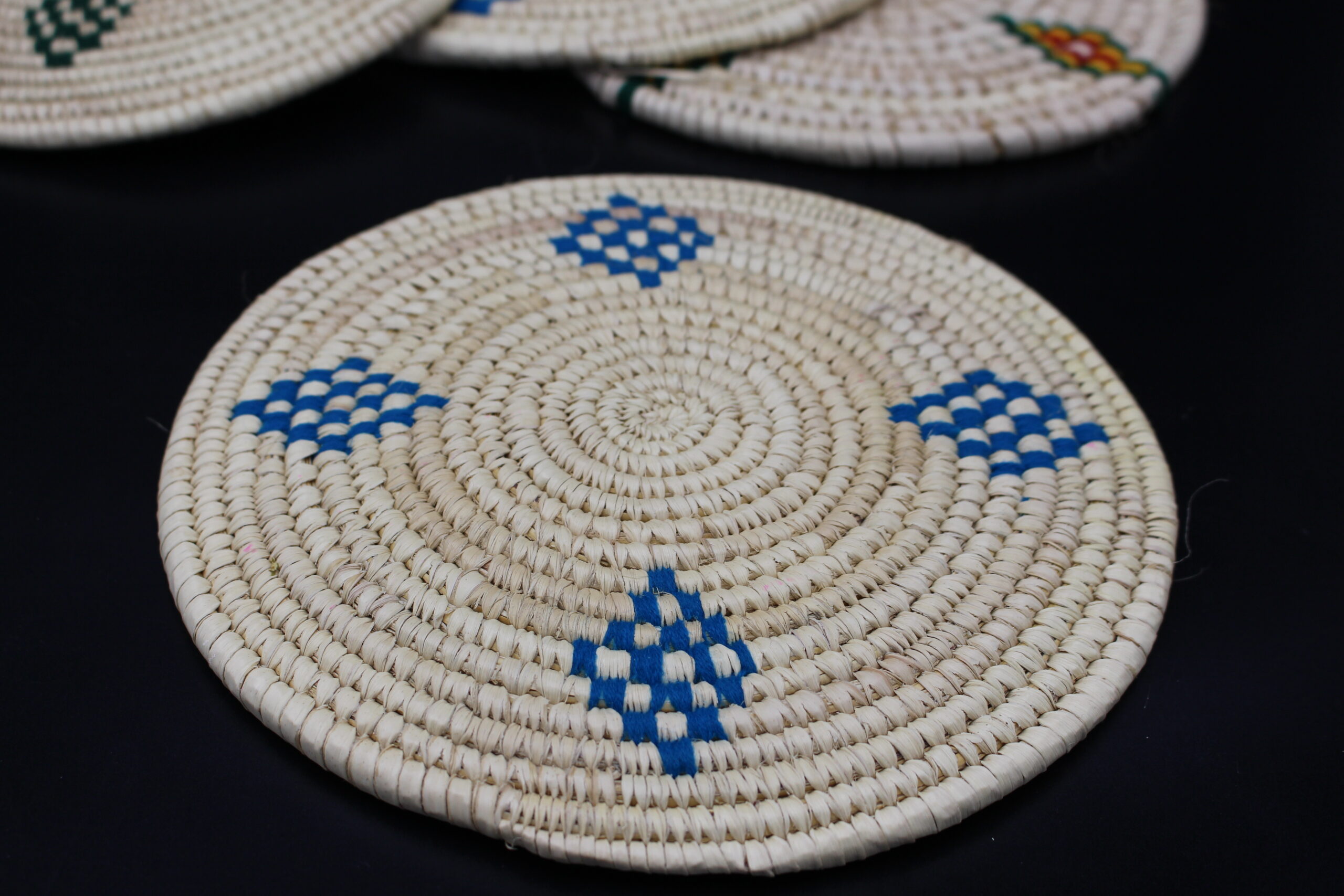 Topfuntersetzer - klein - blau