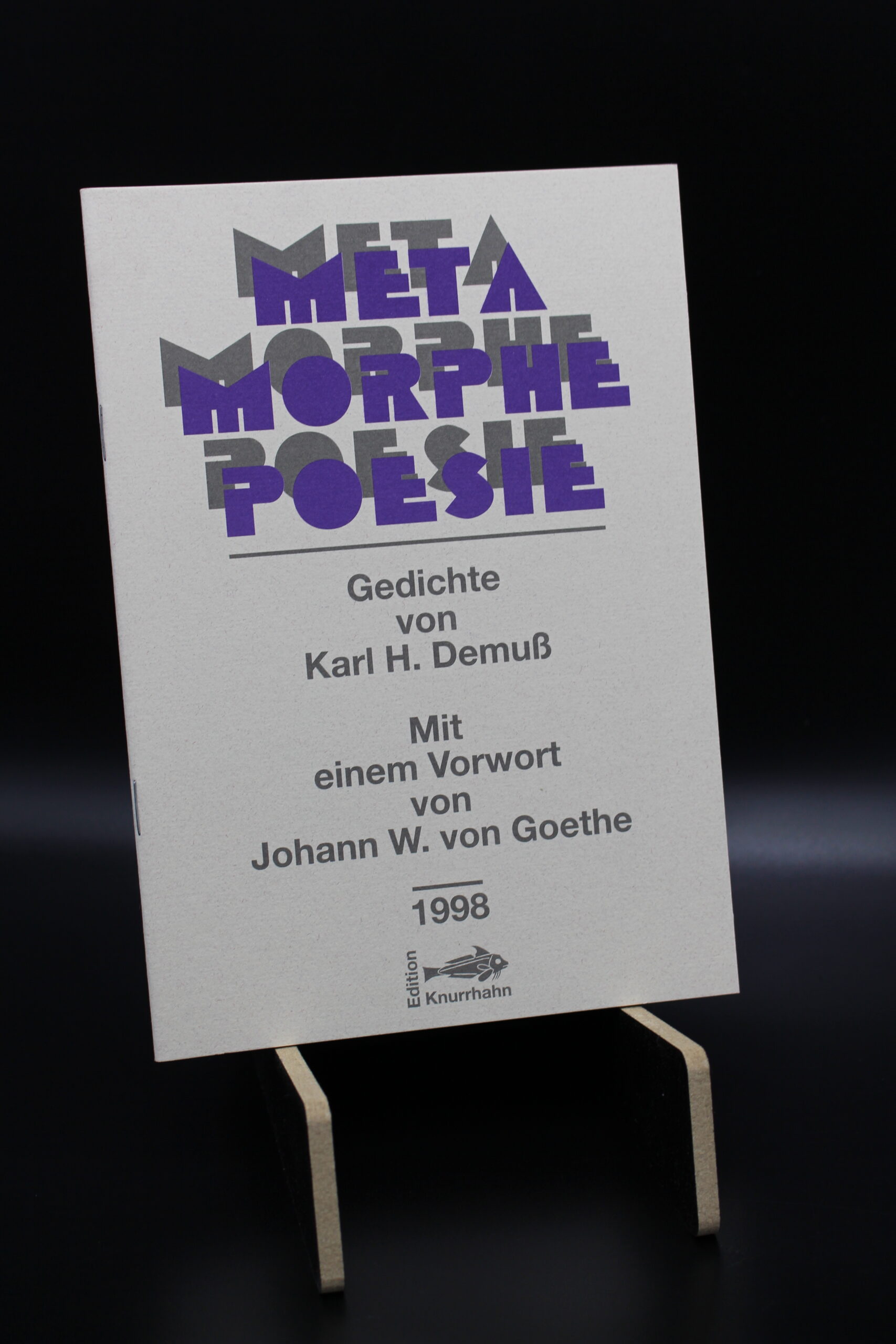 "Metamorphose Poesie" (Karl H. Demuß)