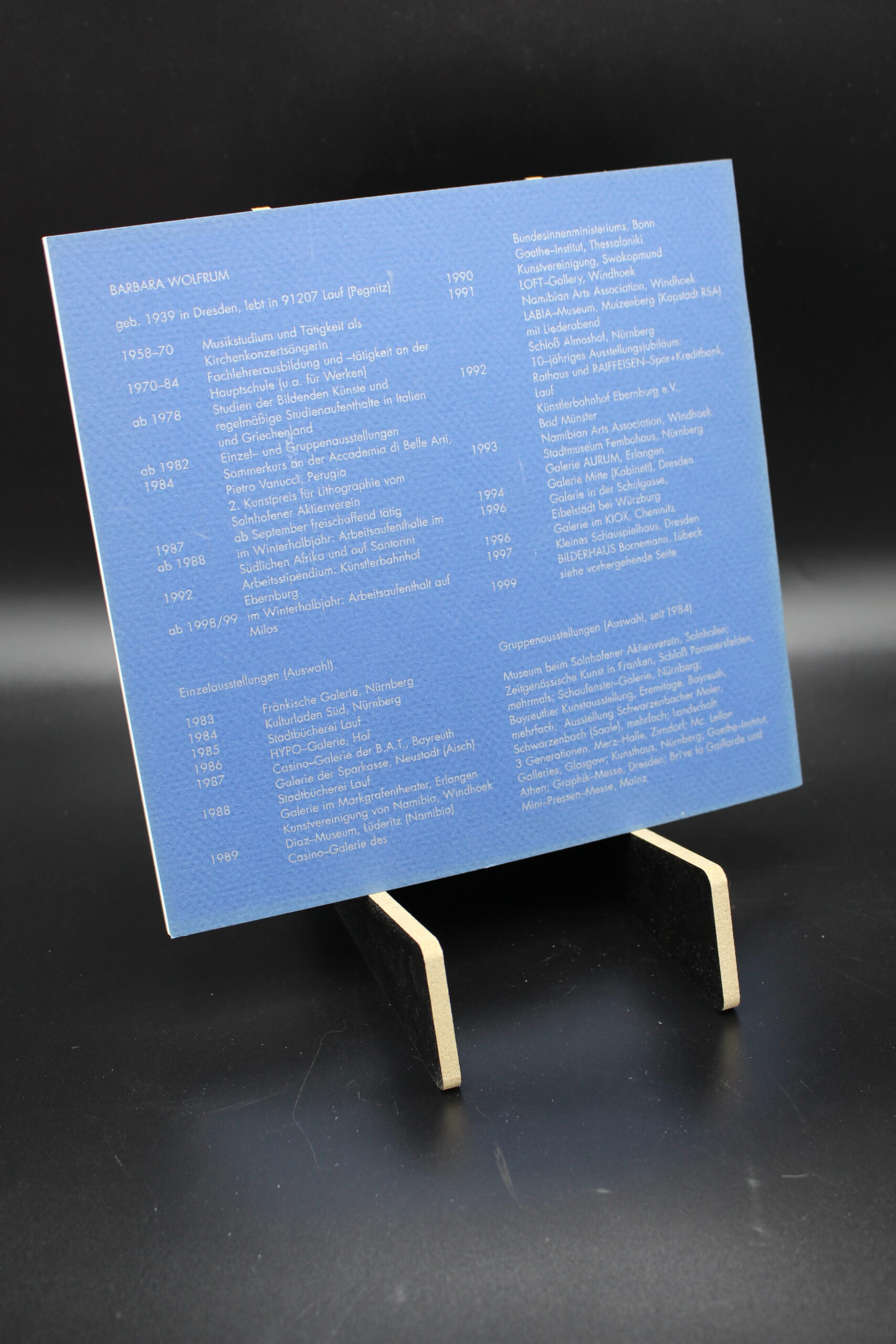 "Zum 60. Geburtstag - eine Zwischenbilanz" (Barbara Wolfrum) – Bild 2