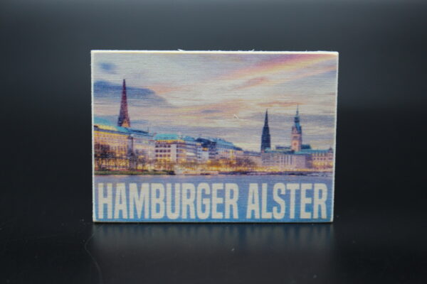 Holzmagnet "Hamburg“ – Alster