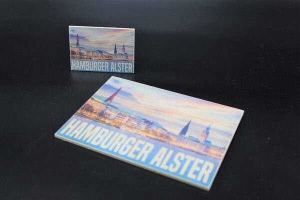 Holzmagnet "Hamburg“ – Alster – Bild 3