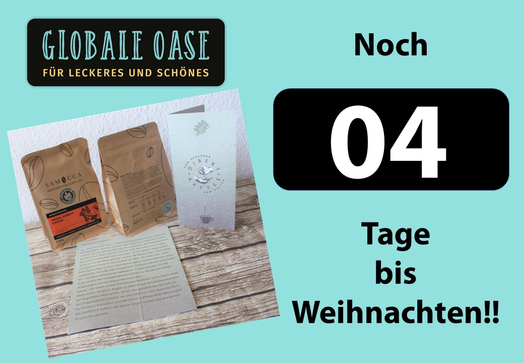 Ihr schaffts es nicht, bis heute zu uns zu kommen und den Kaffee den Kaffeewerkstatt Kucha zu kaufen?