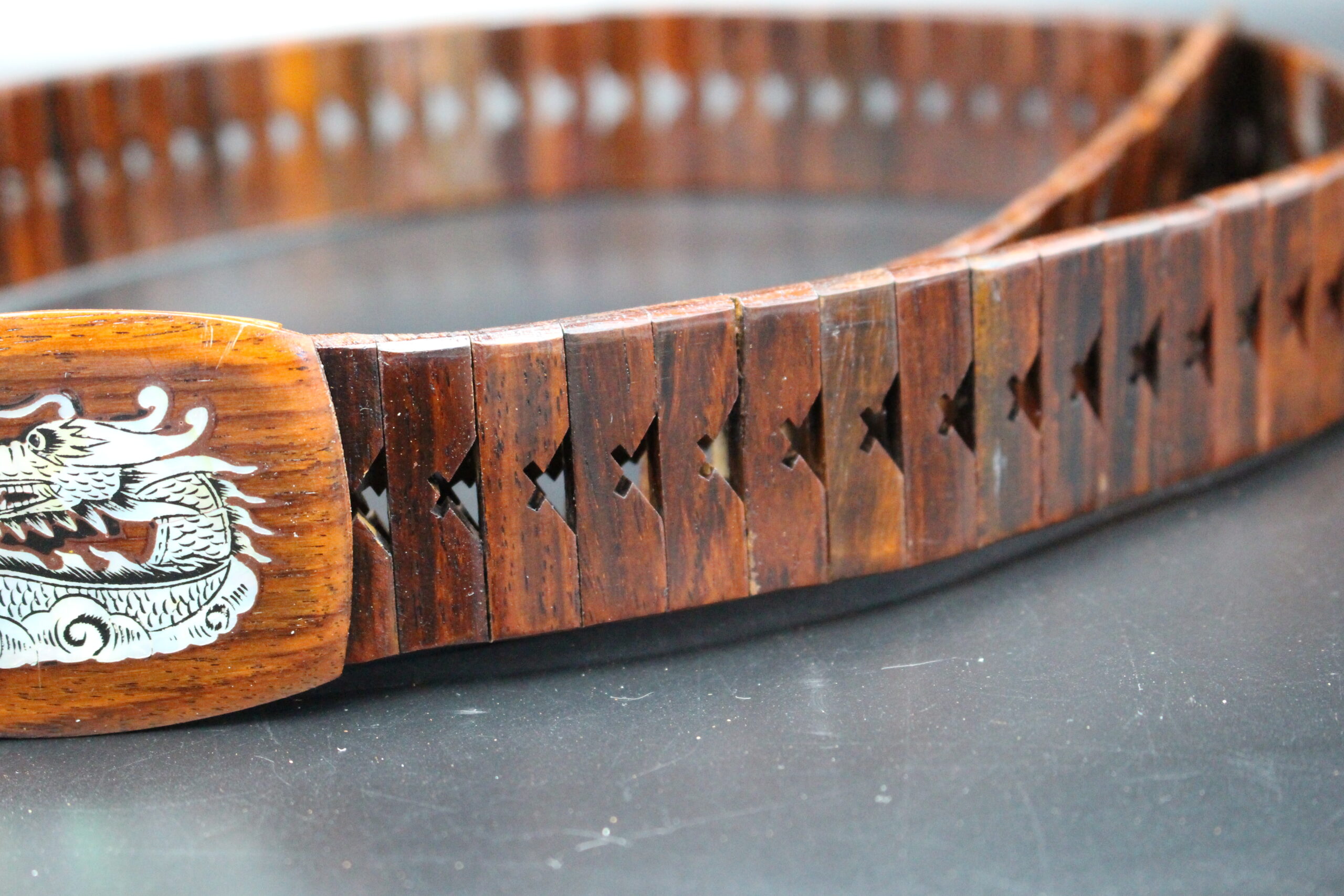 Gürtel aus Holz – Bild 4