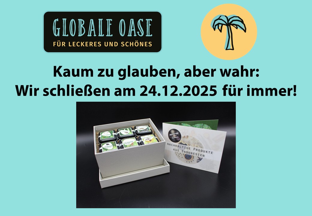 Wir schließen am 24.12.2025 unseren Shop – endgültig!